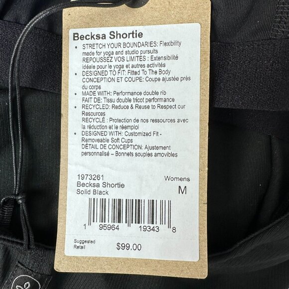 prAna Women's Becksa™ High Neck Scoop Back Fitted Ribbed Shortie , Solid Black - Picture 8 of 12